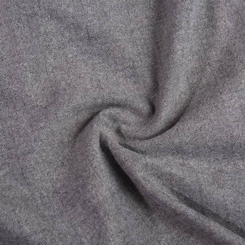 FX54869 Dearadh Herringbone Dearadh Meáchan Trom Poly Viscose Olann Cashmere Fabraic Cashmere don Suit